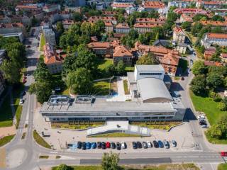 budynek Teatru Małego z lotu ptaka